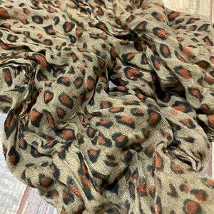 Animal print light weight scarf